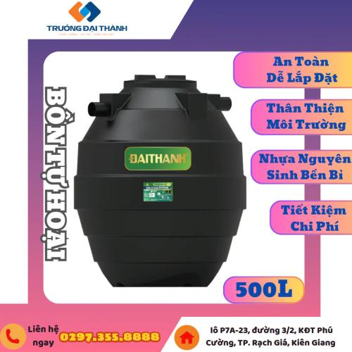 Bồn nhựa Tự Hoại Đại Thành 500L Đứng